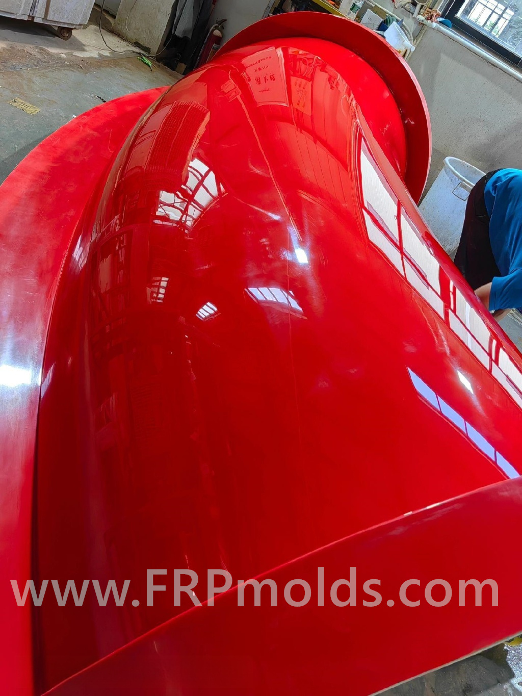 Fiberglass reinforced plastic products, water park slide track molds